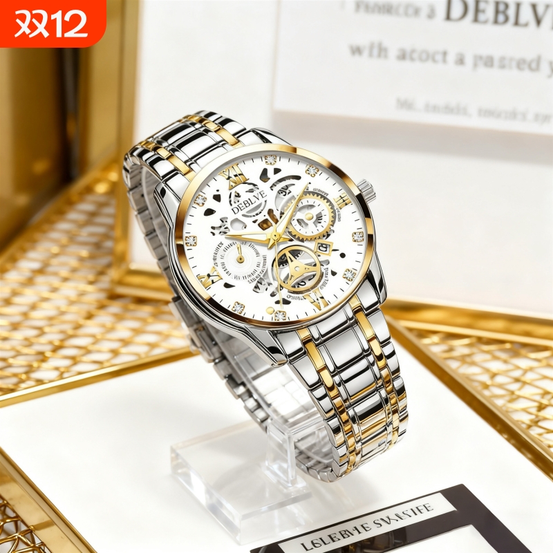 品牌正品手表男概念男士非机械表男款高级感学生运动男表潮腕表男