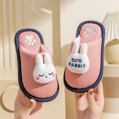 儿童棉拖鞋女童秋冬季居家室内男童可爱女孩软底保暖宝宝拖鞋防滑