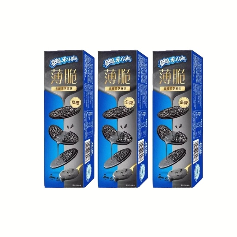 奥利奥薄脆夹心饼干62g*3盒/6盒