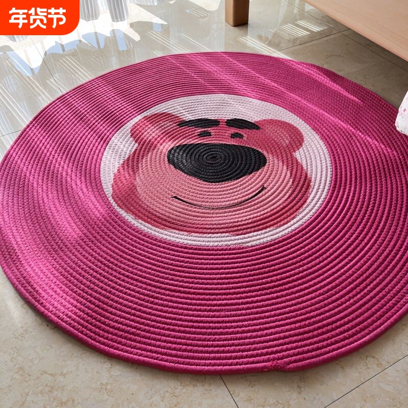 秋冬网红猫抓板猫抓垫猫咪一体睡垫耐磨耐抓不掉屑编织棉绳猫爬垫