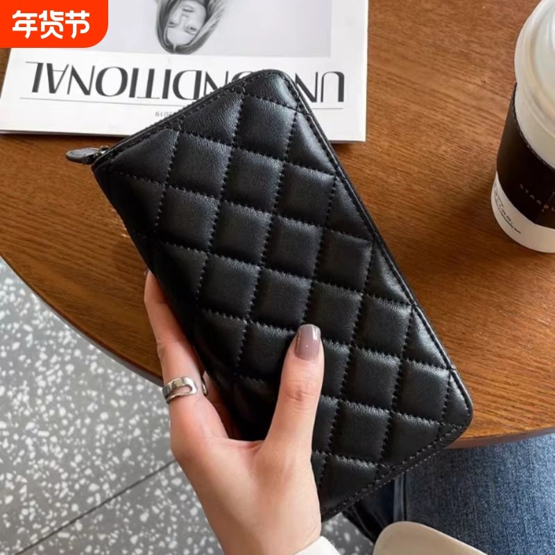 女士钱包女长款多功能皮夹2025新款时尚卡包手拿包钱夹拉链大容量,箱包皮具/热销女包/男包,钱包,淘宝优惠券,粉丝福利购,淘宝优惠卷