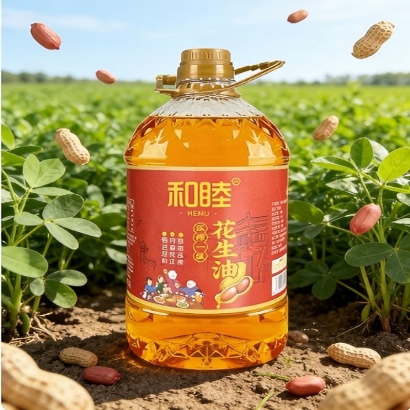 【和睦】和睦花生油5L桶装物理压榨味道纯正炒菜火锅家用油,粮油调味/速食/干货/烘焙,花生油,淘宝优惠券,粉丝福利购,淘宝优惠卷