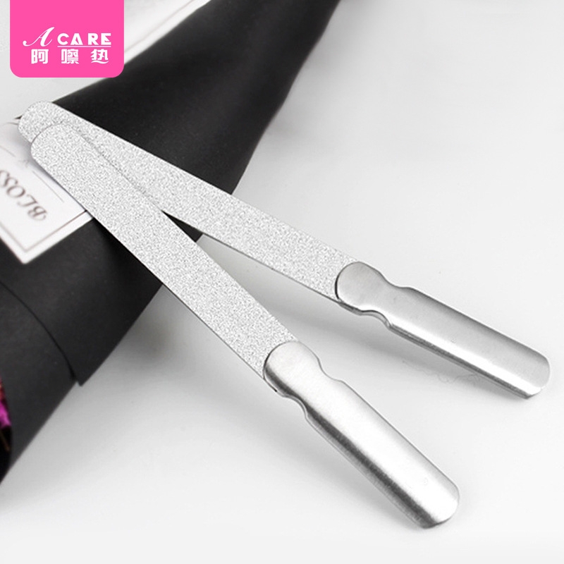 指甲锉/不锈钢EA1sn0-美甲工具双面锉条刀指甲砂条修护理打磨甲