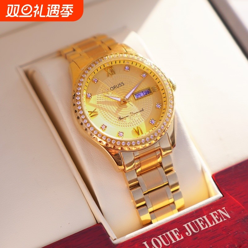 一代发亏本甩卖全自动机芯手表男高档双日历夜光防水男士品牌男表