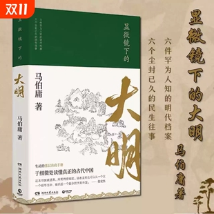 往事可搭长安十二时辰中国通历史知识读物书籍明朝 明代档案六个尘封已久 显微镜下 大明马伯庸六件罕为人知