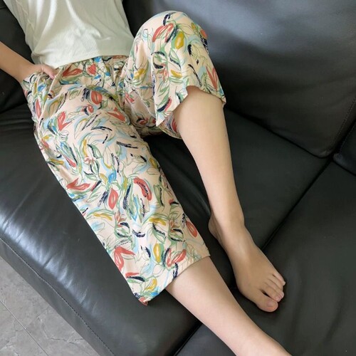 鹤子兮绵绸七分裤|超4000次加购