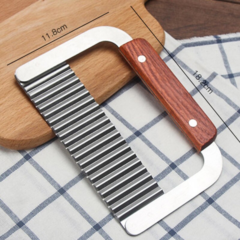 德国商用狼牙土豆切片器 花式波浪切菜神器 手压式切菜工具 厨房