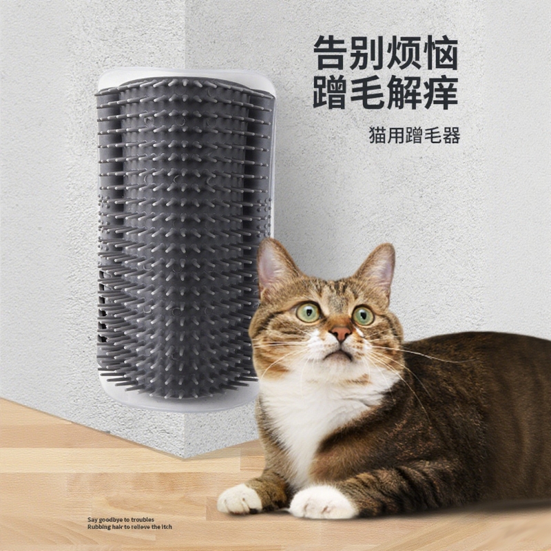猫玩具猫咪蹭痒器墙角蹭毛神器猫抓板不掉屑脸挠痒痒宠物用品逗猫