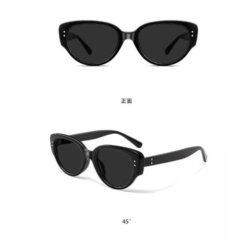 复古猫眼墨镜女高级感辣妹风太阳镜女方圆脸眼镜防紫外线多规格