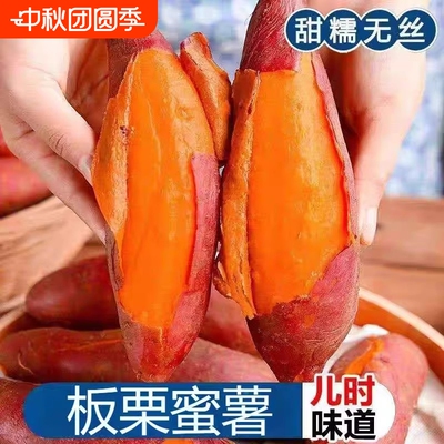 新鲜黄心红薯粉糯蜜薯现挖现发农家自种地瓜沙地红薯番薯软糯