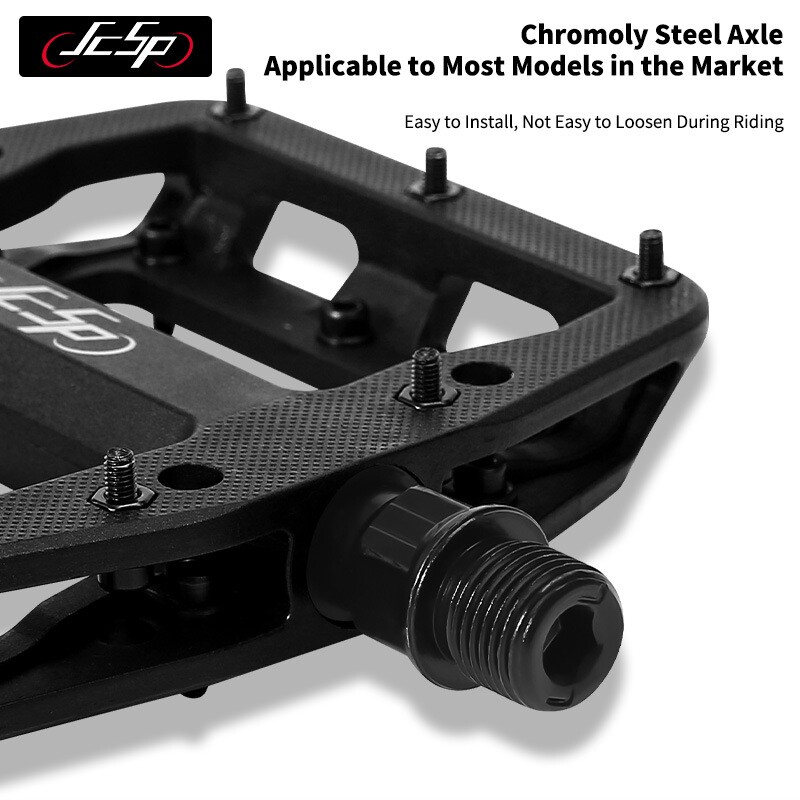 自行车脚踏板山地车防滑脚蹬子骑行脚踏脚蹬轴承大踏面尼龙脚踏