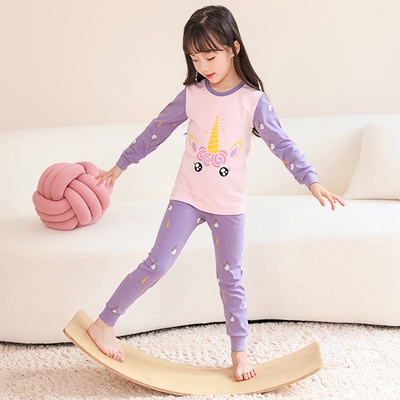 纯棉儿童保暖内衣套装男童女童睡衣秋衣秋裤中小童打底全棉棉毛衫