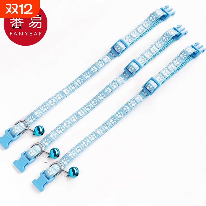 宠物项圈/铃铛AB1sn0-狗猫咪和风日式脖子吊坠可爱装饰品围脖颈