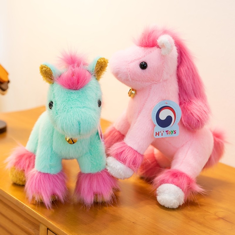 可爱铃铛小马毛绒玩具公仔玩偶治愈布娃娃吉祥物装饰品摆件小礼品