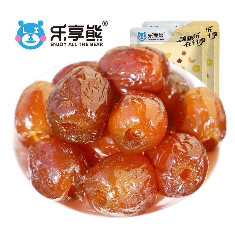 乐享熊蜜枣阿胶金丝散装商用煲汤粽子红枣即食零食蜜饯