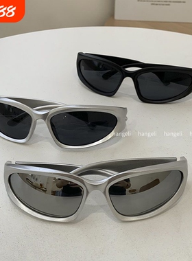 复古辣妹显脸小眼镜欧美潮流墨镜