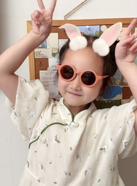 儿童墨镜宝宝时尚太阳镜男童防紫外线女童卡通遮阳防晒眼镜潮新品