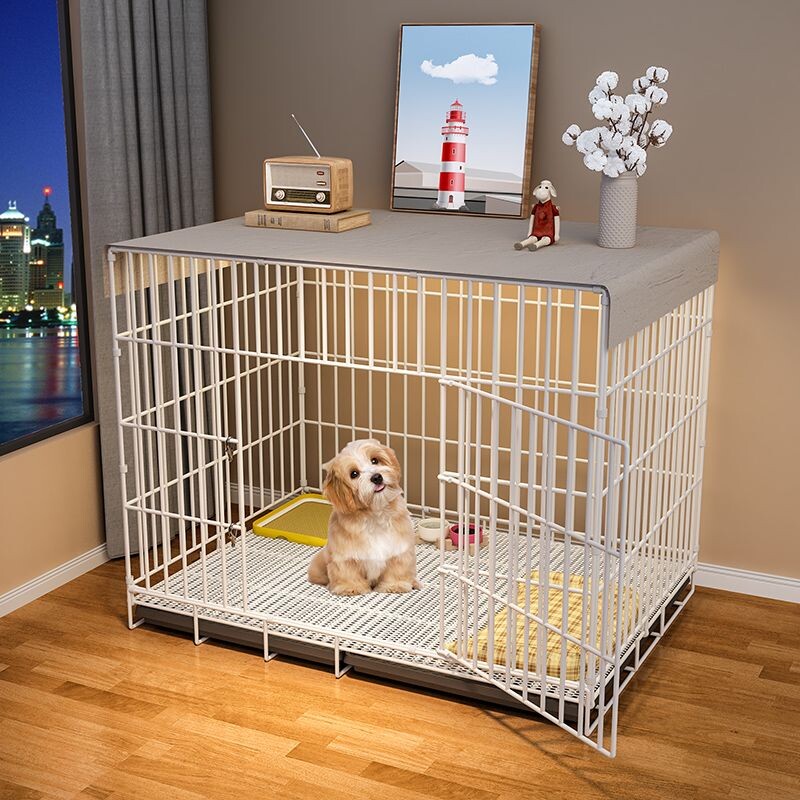 狗笼子小型犬室内折叠带厕所泰迪比熊中型犬宠物专用狗窝大空间