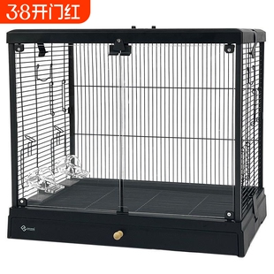达洋鸟笼b6001b6045ss b5001ss手养玄凤虎皮鹦鹉鸟笼子玻璃鸟笼