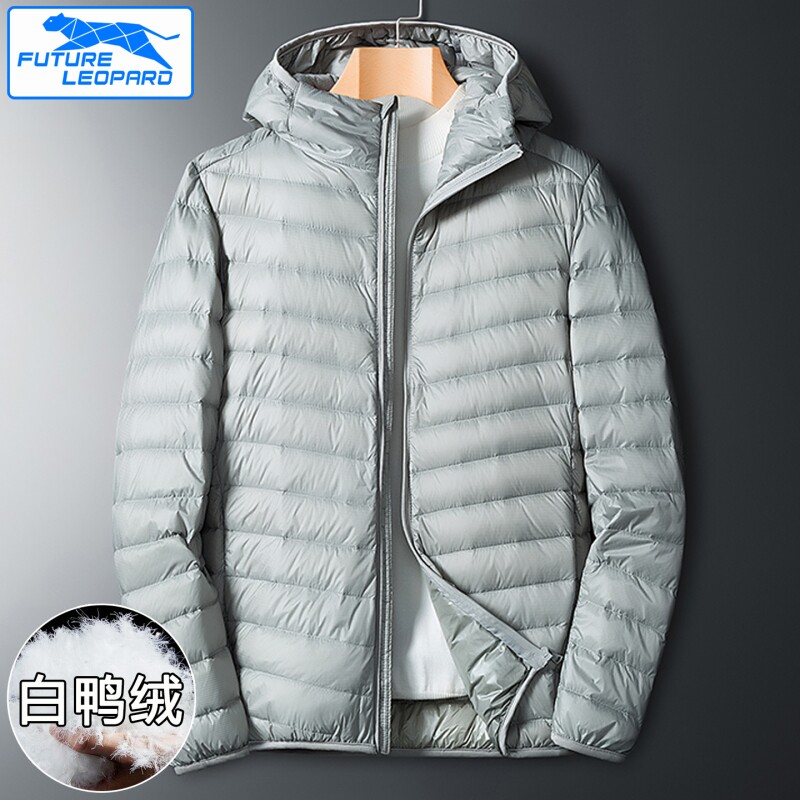 薄款羽绒服男款2025年新款轻薄短款轻便大码运动款冬季男外套夹克