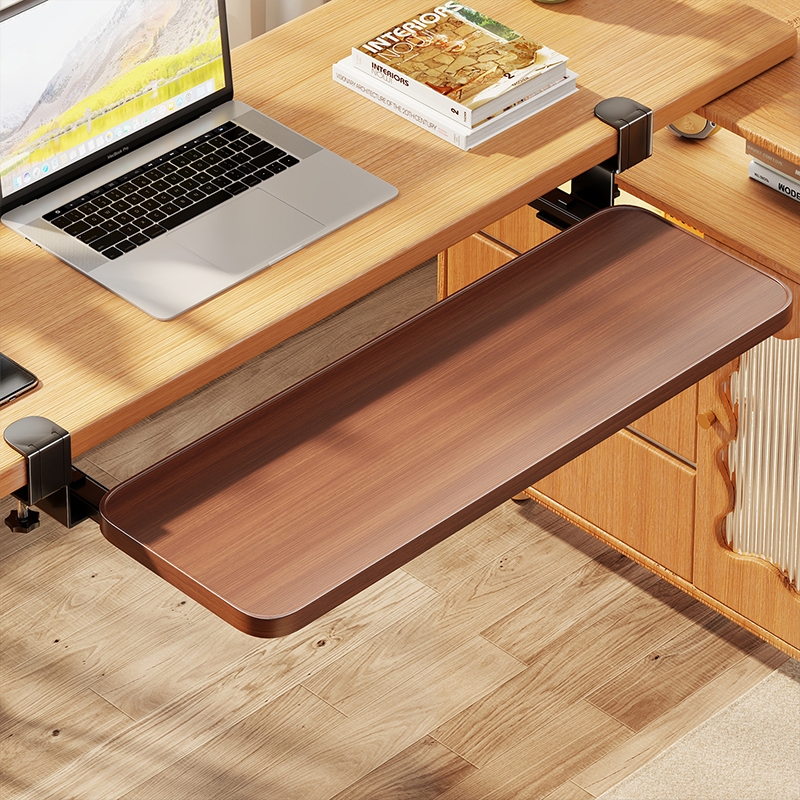 办公室桌边键盘托架免打孔置物架