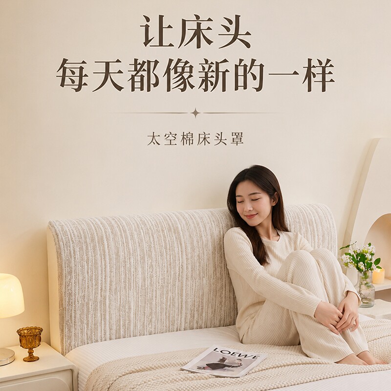 高级感床头罩防尘|超1000次加购