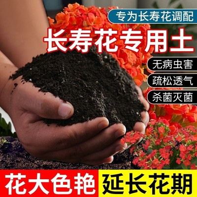 长寿花专用土花土营养土栽培土的土壤泥土盆栽肥料发酵疏松肥沃