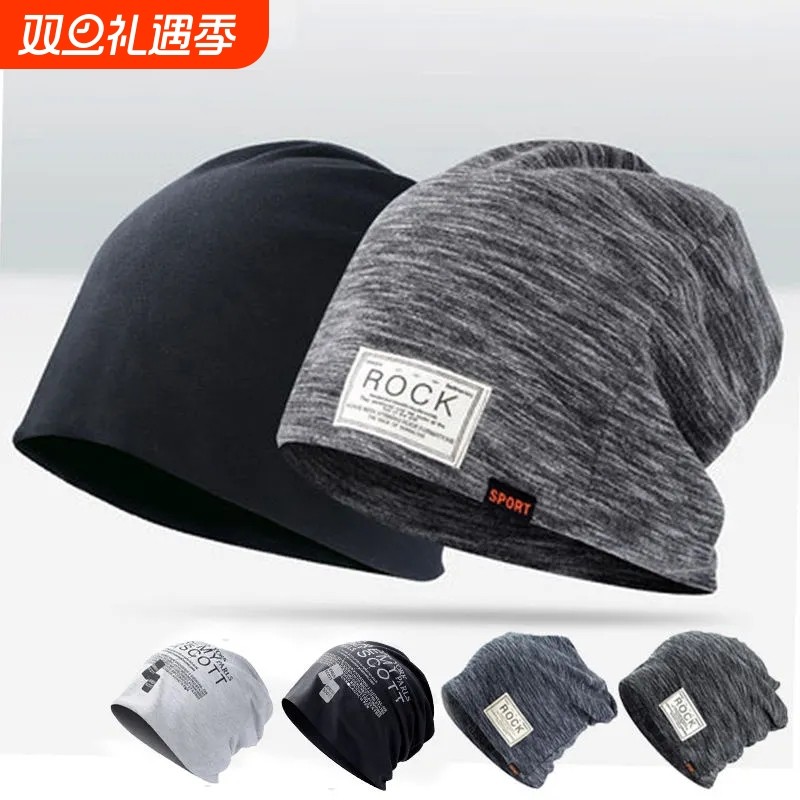 头巾男帽透气运动吸汗套头帽女跑步月子夏款帽睡帽骑行薄款包头帽