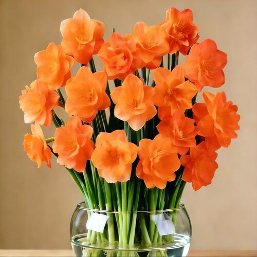 冬季爆款重瓣水仙盆栽花卉夜来香耐寒四季开花年宵花水培客厅阳台