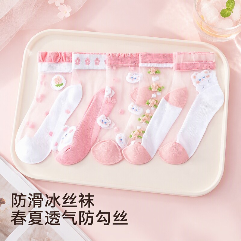 冰丝薄款夏季童袜|超2000次加购图片