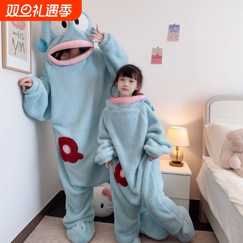 小丑鱼连体睡衣女大嘴鱼搞怪睡袍