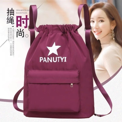 健身包背包束口袋抽绳包女包