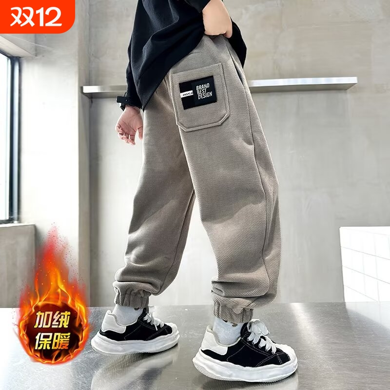 新款长裤中大童秋冬休闲裤运动裤