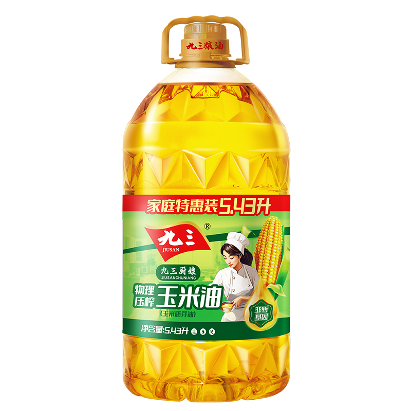 九三厨娘物理压榨玉米油   大桶家庭装