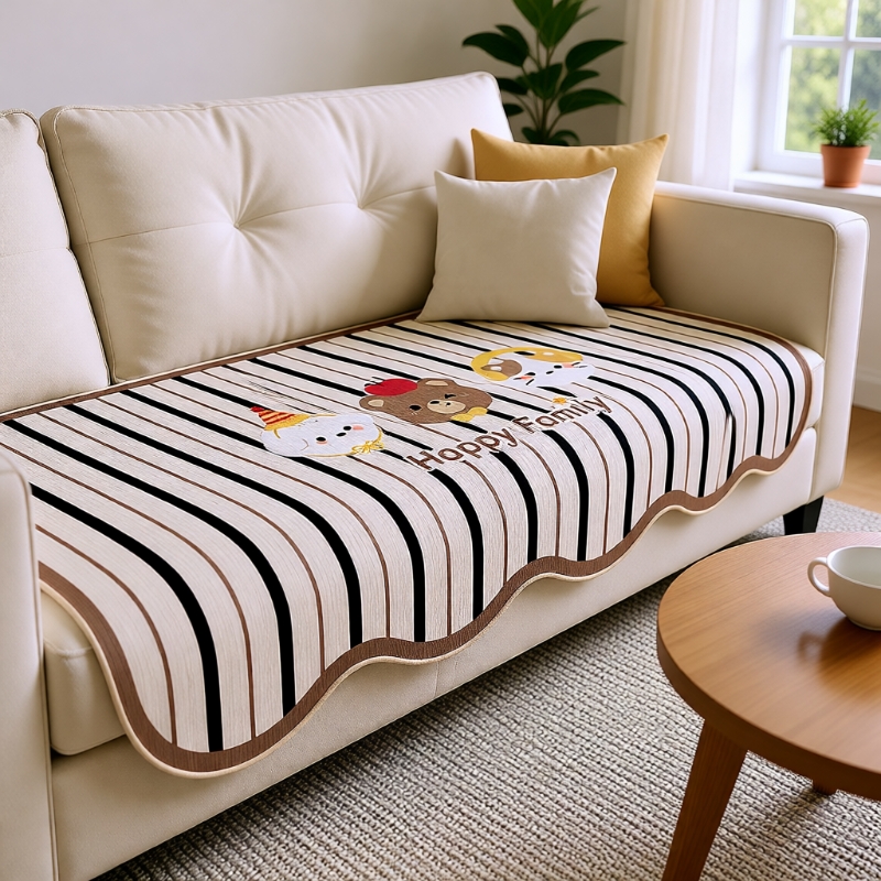 高级感简约现代垫布耐脏专用座垫