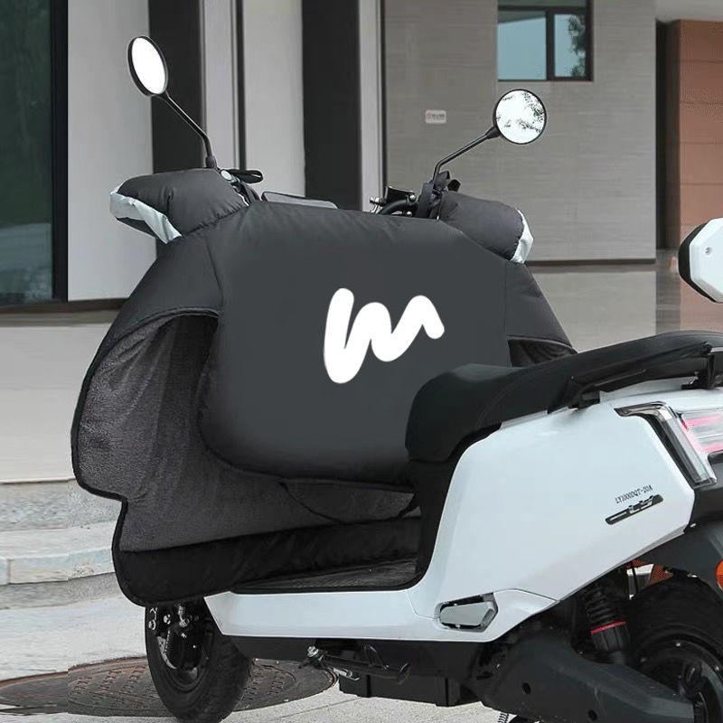 电动摩托车挡风被冬季加绒加厚电车挡风罩双面防水风挡防风防暴雨