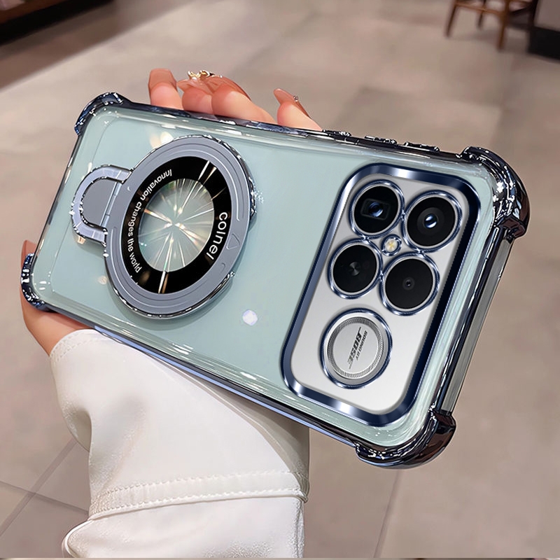 适用红米K90promax手机壳新款redmik90保护套支持无线充全包镜头膜硅胶软壳简约防摔红米带支架男女款保护壳