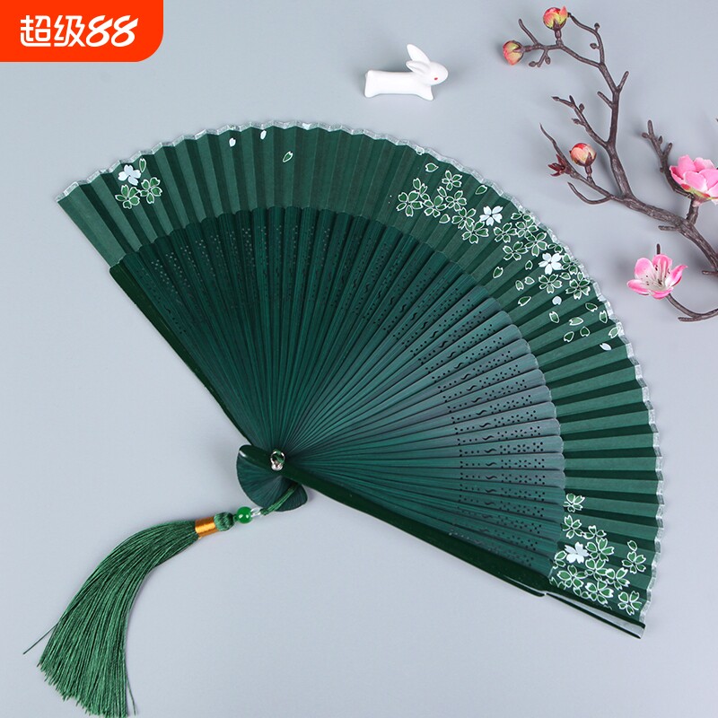 丝艺堂丝网印刷半手工绫娟扇面图片