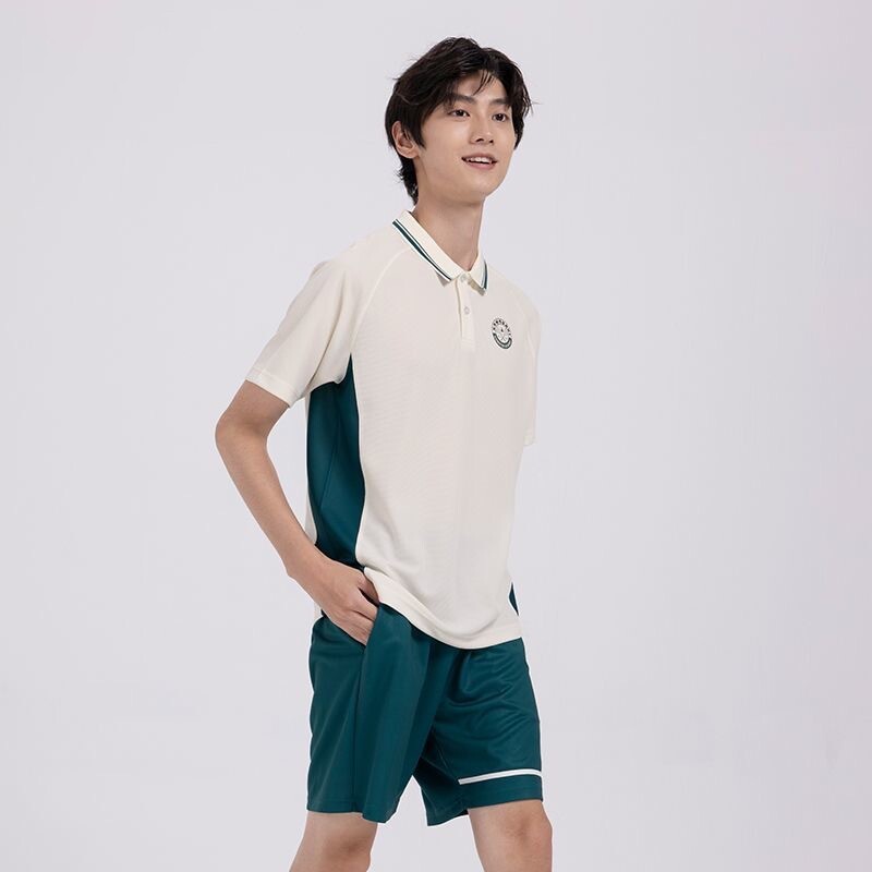 翻领学院风羽毛球服速干