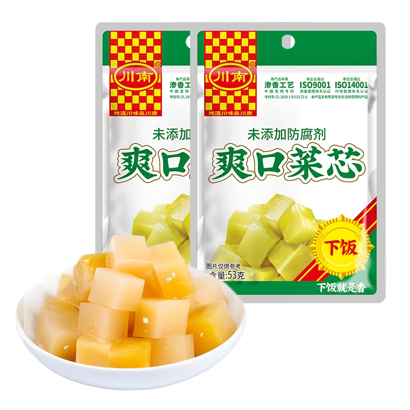 川南爽口菜芯53g榨菜芯