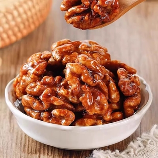 琥珀酥脆核桃仁袋装香酥松脆健康美味坚果休闲零食琥珀核桃仁