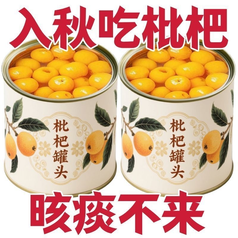 新鲜枇杷罐头包邮新日期破损包赔