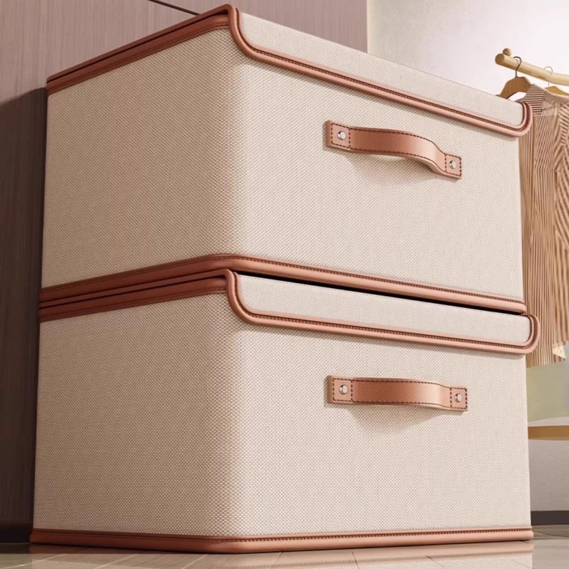 衣服收纳箱家用布艺衣柜衣物整理盒牛津布带盖储物箱大容量筐加厚,收纳整理,收纳箱,淘宝优惠券,粉丝福利购,淘宝优惠卷