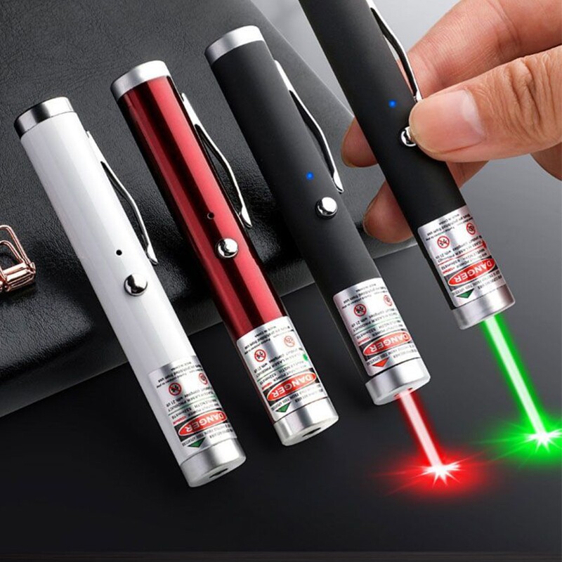 激光笔手电镭射灯极光机光绿光远射强光售楼处部射笔指示笔红外线usb可充电逗猫ppt教鞭教学多功能大功率电池