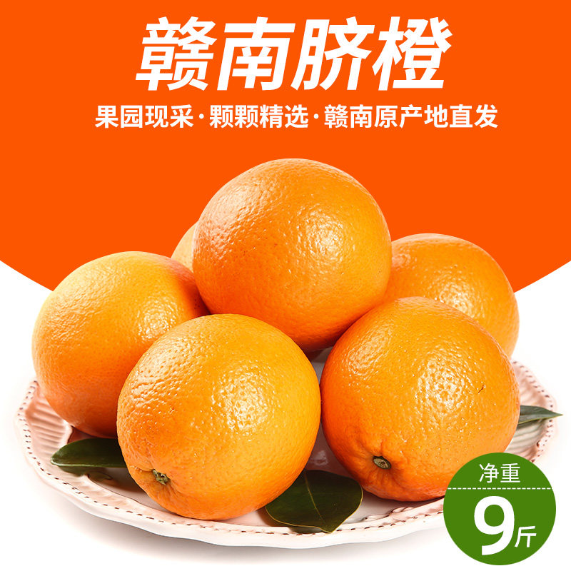 赣南脐橙净重9斤江西赣州原产地