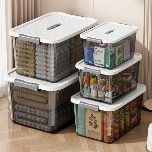 家用透明收纳箱学生宿舍特大容量