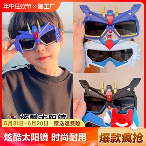 儿童眼镜卡通太阳镜男女童可爱猫咪耳朵墨镜女孩防紫外线遮阳镜潮