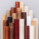 家具翻新贴膜木纹贴纸衣柜贴门贴纸自粘桌面加厚防水防潮壁纸仿木