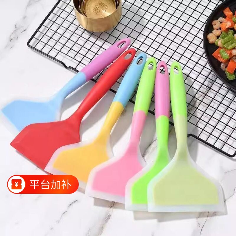 不粘锅专用铲子不伤锅刮刀炒菜锅铲烙饼硅胶铲耐高温煎饼刮板油刷