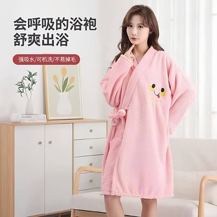 可穿式 大人柔软家用比纯棉全棉吸水可裹巾 浴巾女浴裙浴袍速干新款